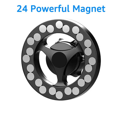 Magnetic Ring Car Phone Holder for 17mm Ball Head Base