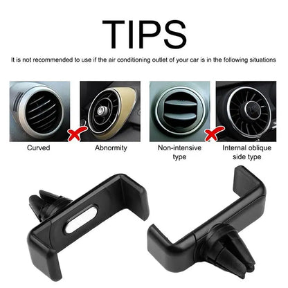 Car Phone Holder For IPhone Smartphone Air Vent Mount Clip 360