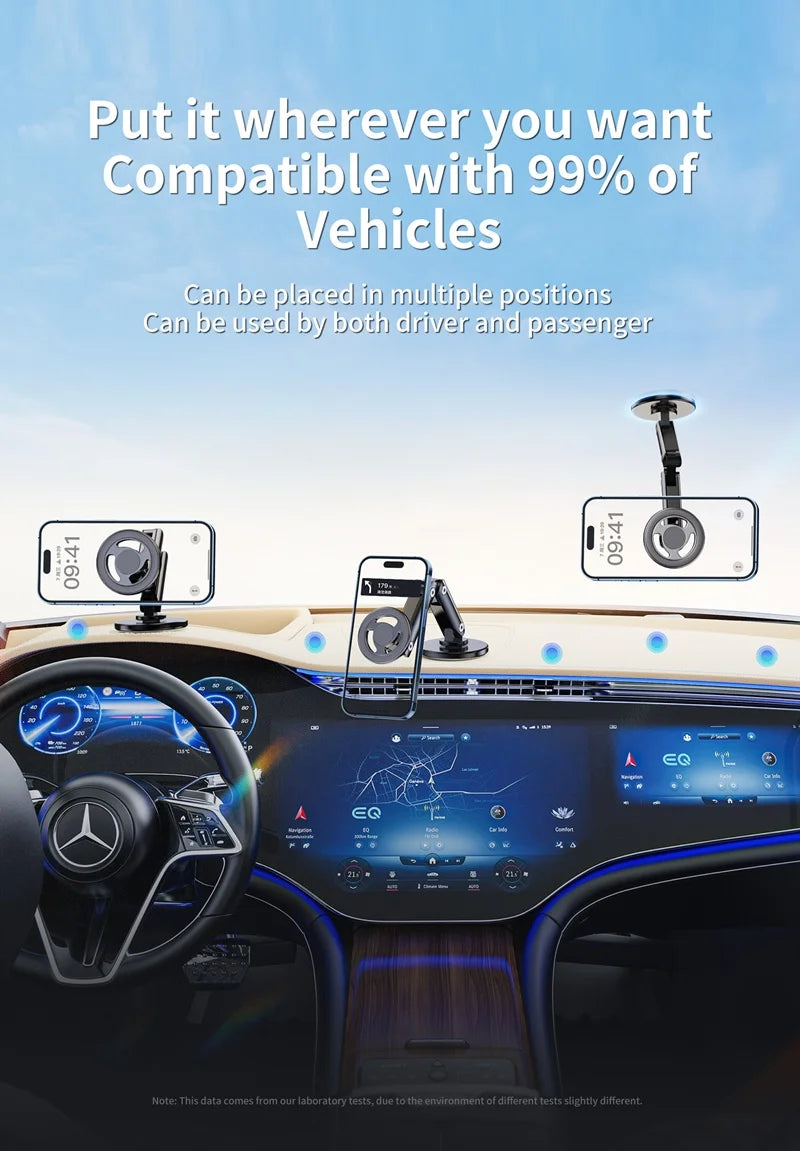 Universal Metal Car Magnetic Semiconductor Cooling Phone Holder