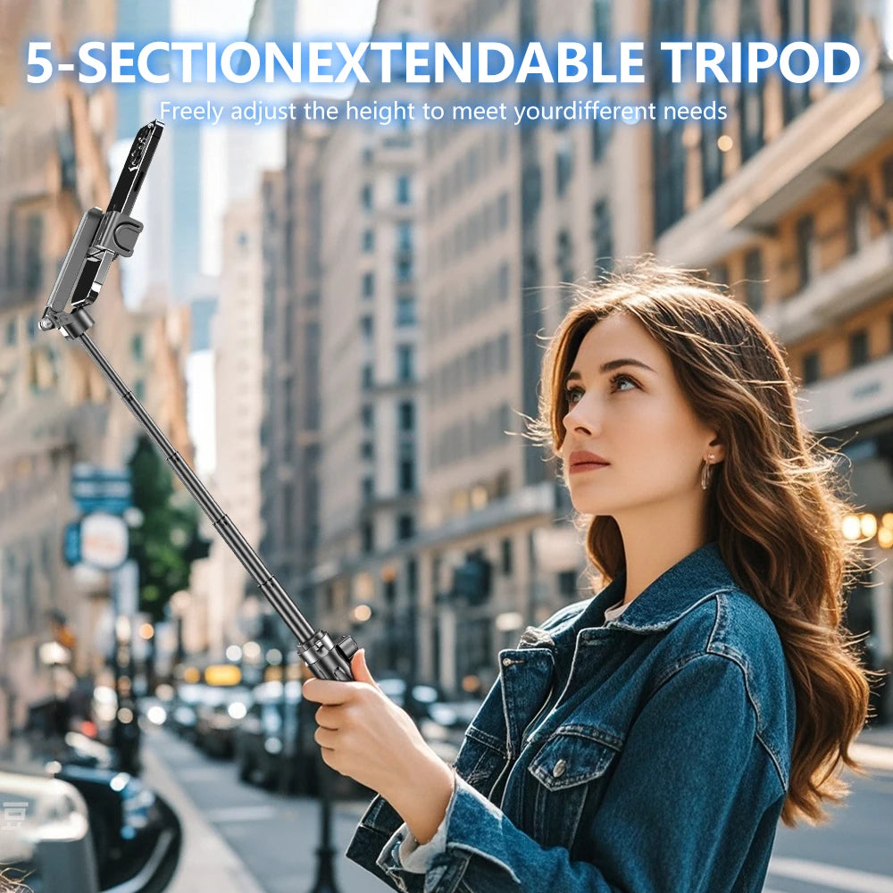 New Handheld Selfie Stick Tripod Stand Foldable Phone Holder
