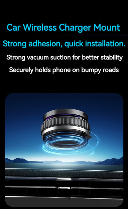 15W Universal Car Magnetic Phone Wireless Charging Holder
