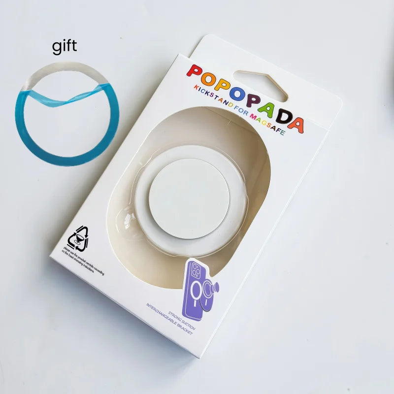 Magnetic Folding Mobile Phone Grip Holder Socket