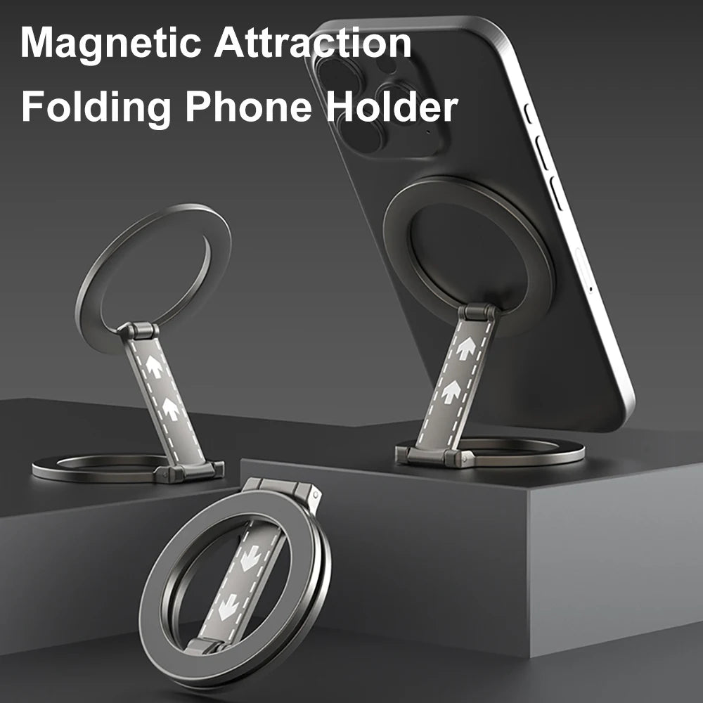 Double-Sided Magnetic Attraction Cell Phone Circular Holder