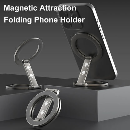 Double-Sided Magnetic Attraction Cell Phone Circular Holder