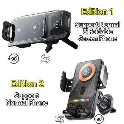 Universal Car Phone Wireless Charger Holder 360° Rotation Mount