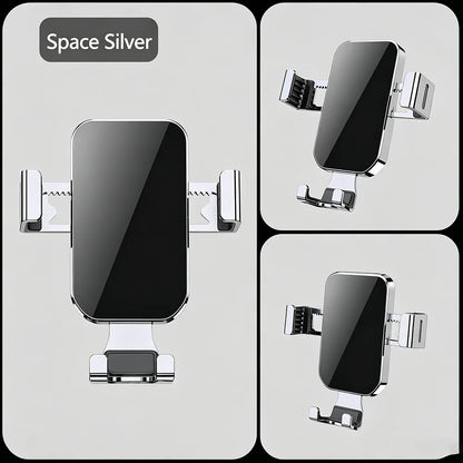 Gravity Car Holder Aluminum Glass Phone Air Vent Clip