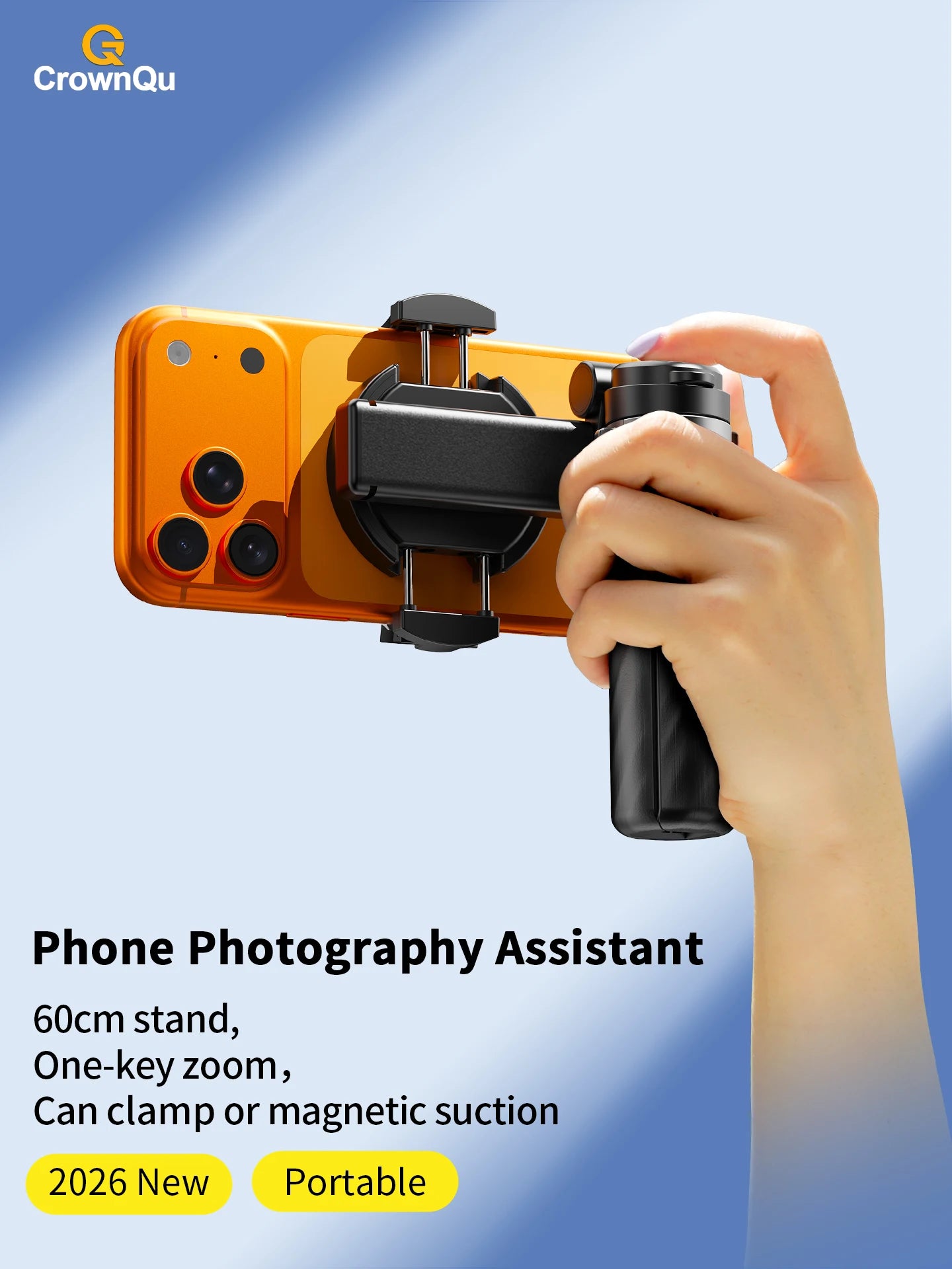 Portable Magnetic Selfie Stick Multifunctional Phone Holder