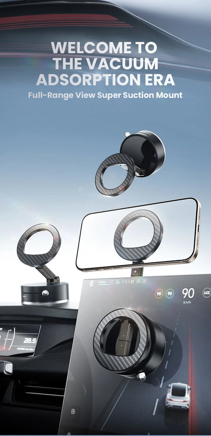Vacuum Strong Magnetic Suction Foldable Phone Holder