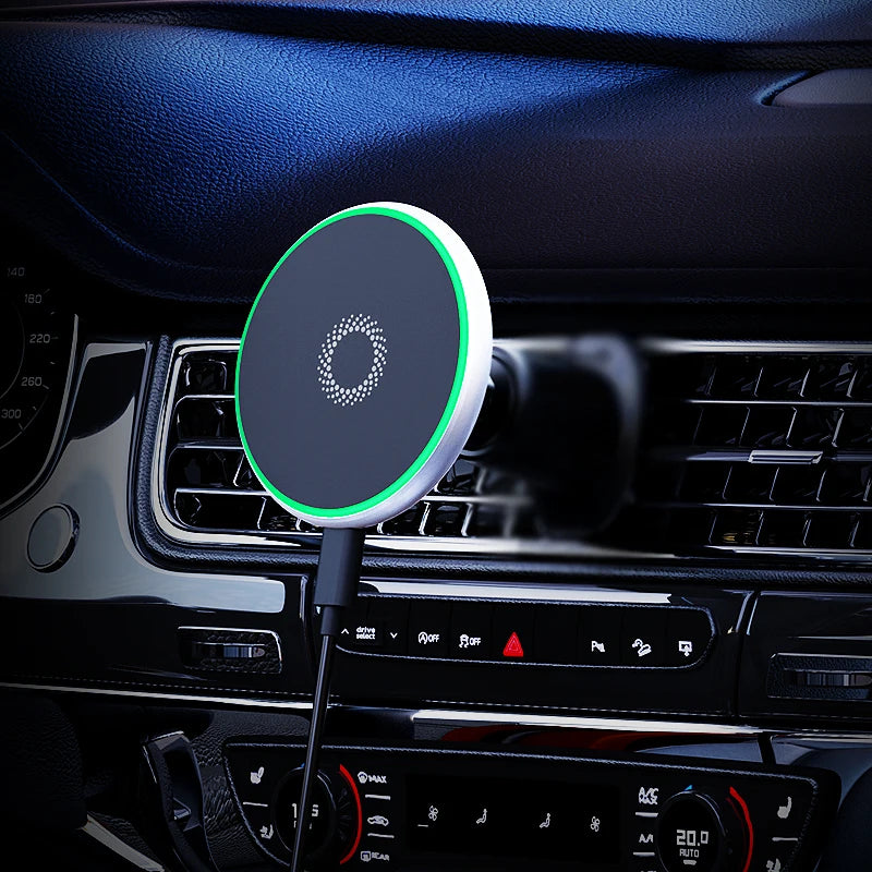 Magnetic Phone Holder 15W Wireless Charging Phone Stand