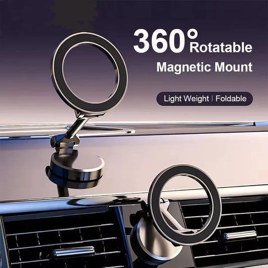 Magnetic Magsafe Car Phone Holder For Vehicles Mobile Support