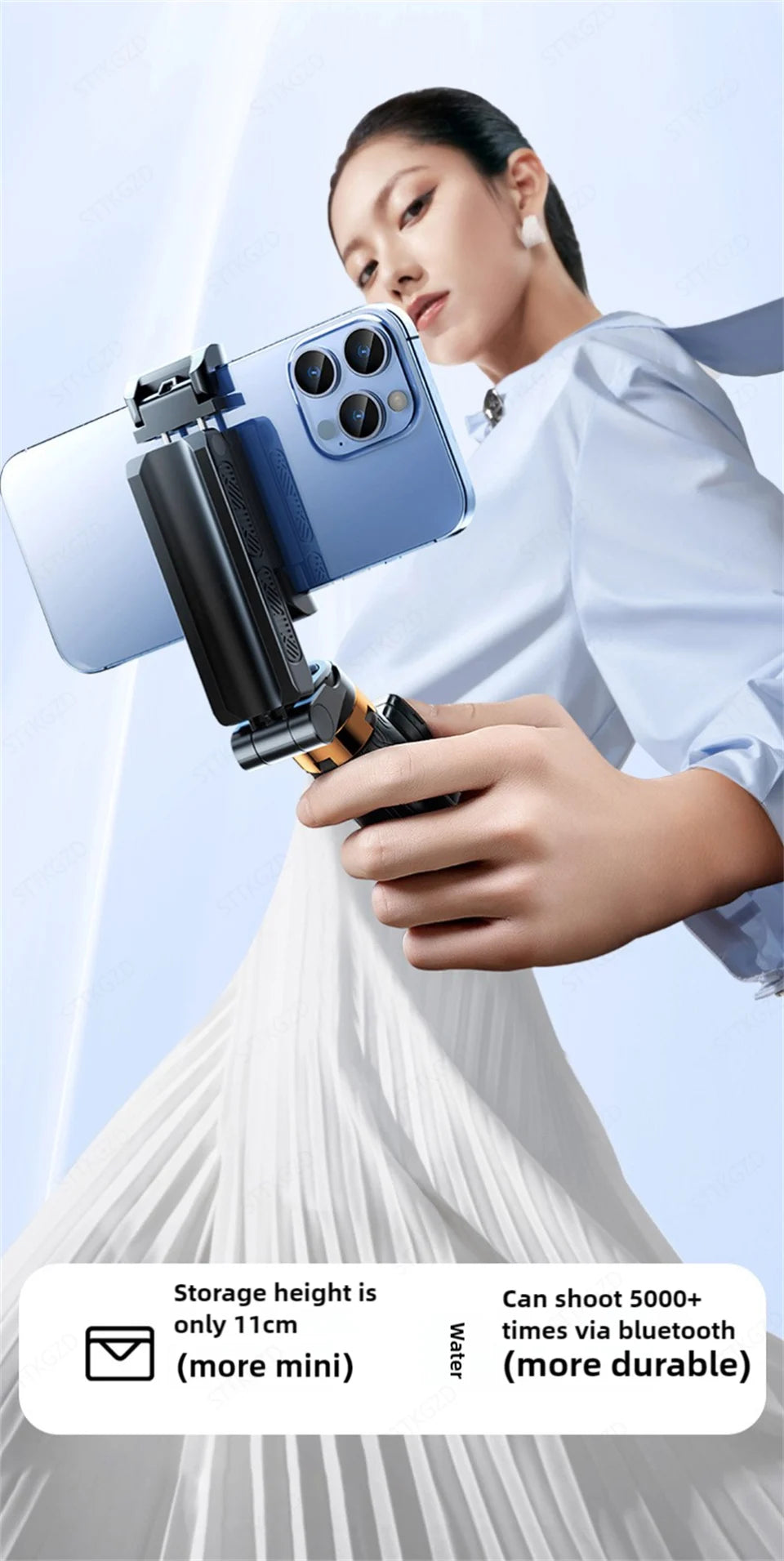 Super Mini Selfie Stick Portable Phone Holder Shooting Aid