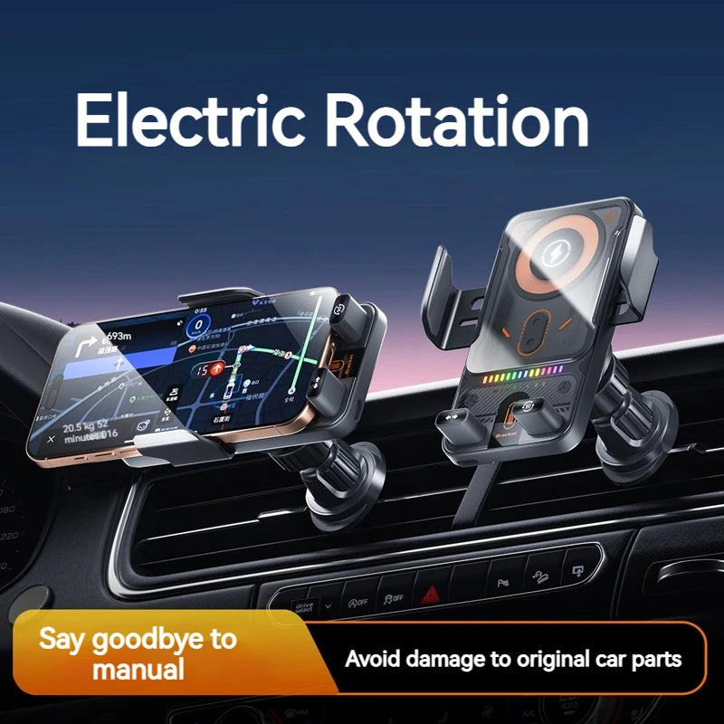 2025 New F18 Car Wireless Charger Holder