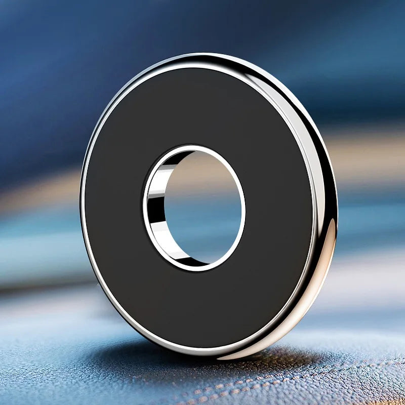 Magnetic Car Phone Holder Round Metal Strong Magnet GPS Bracket
