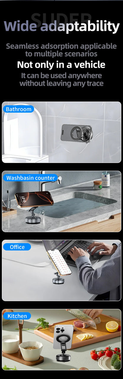 Universal Strong Magnetic Car Phone Holder Foldable Design