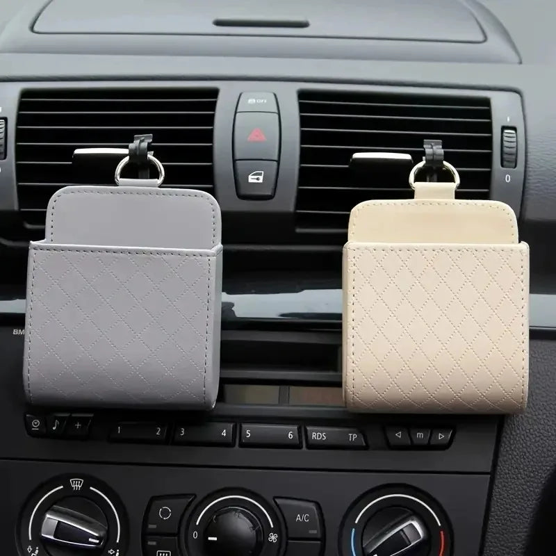 Car Phone Holder Mount Air Vent Outlet Hanging Storage