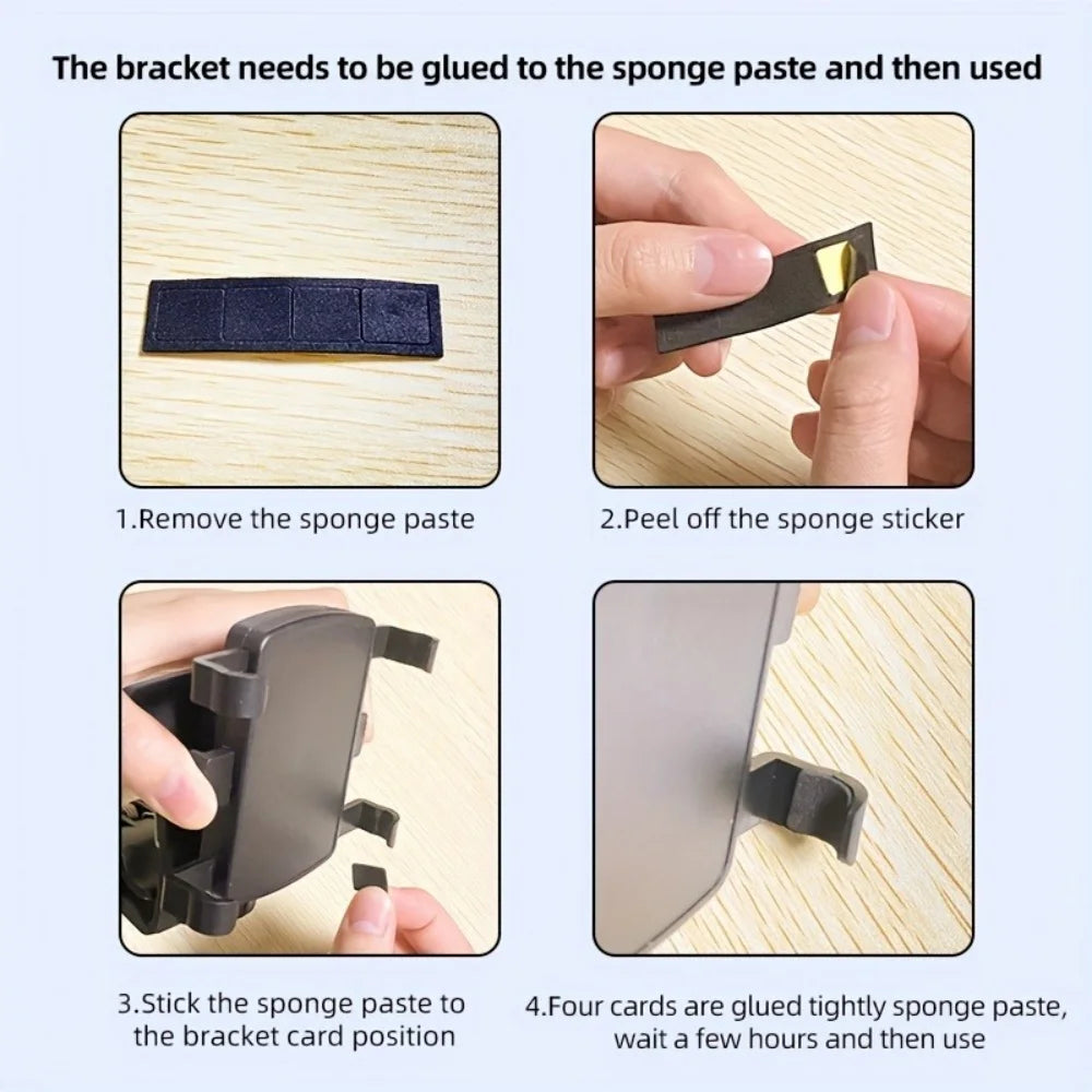 360 Degree Rotation Car Phone Holder Stand Universal Car Clip Mount