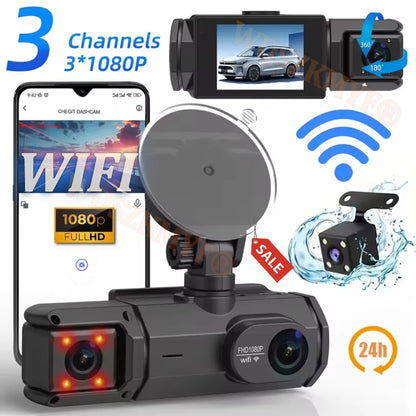 WIFI Dash Cam For Car Camera 1080P Video Recorder