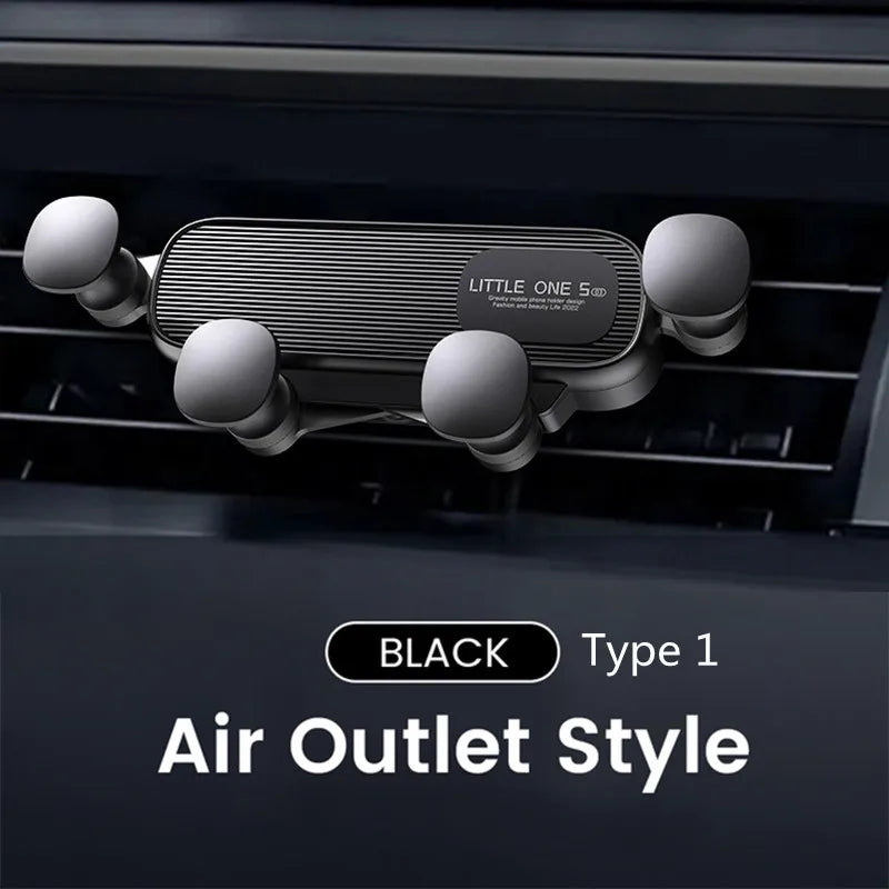 Gravity Car Phone Holder Air Vent Clip Mount Mobile Cell Phone Stand
