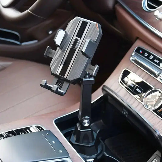 Universal Car Cup Holder Phone Mount, Adjustable Gooseneck Cup