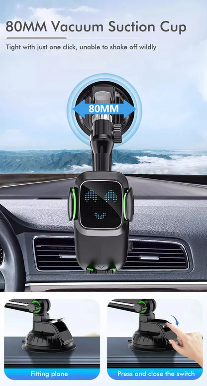 Universal Large Truck Extended Suction Cup Type Car Holder