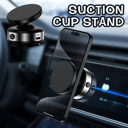 Car Mount Electric Vacuum Magnetic Holder 360° Adjustable