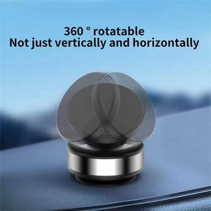 360° Rotating Magnetic Car Phone Holder Dual-Sided Mount
