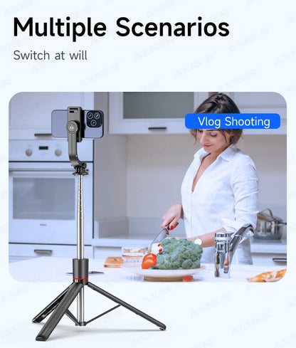 F15 Selfie Stick Tripod with Bluetooth Remote