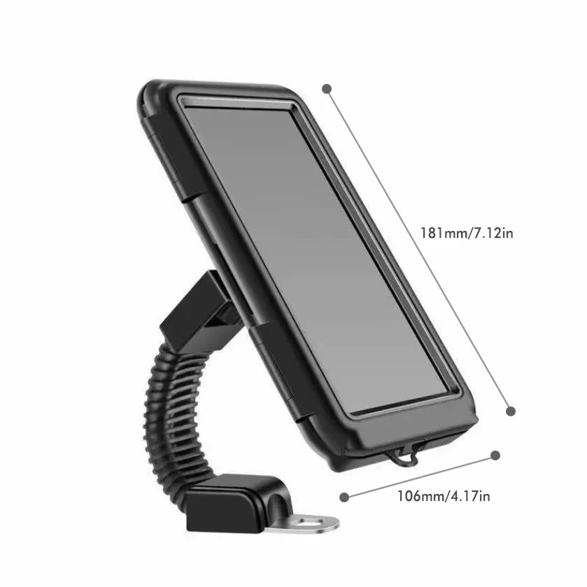 New Motorcycle Phone Holder 360 Degree Rotation Cell Phone Clamp