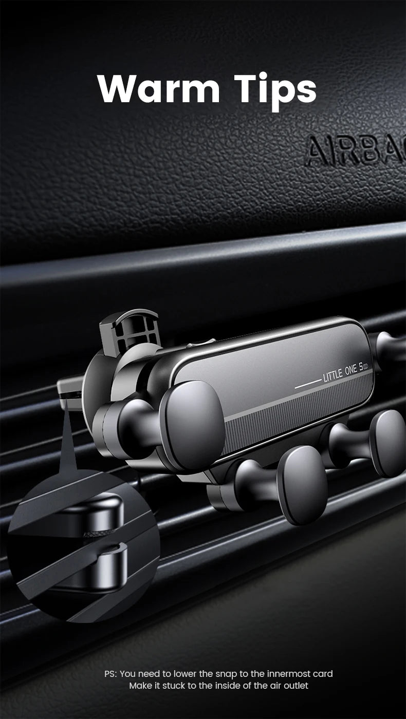 Gravity Car Phone Holder Air Vent Mount Cell Phone Holder in Car