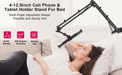 Tablet Stand Holder for Bed Rotatable Phone Stand