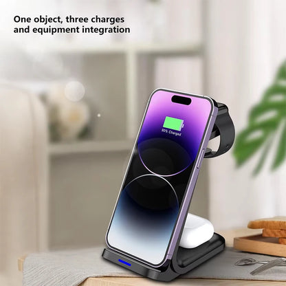 Universal 25W Fast Vertical Phone Stand Holder 3 in 1