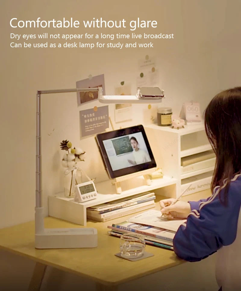 Phone Holder Lampe Selfie Fill Light Support Portable Pour Stand