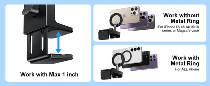 Oatsbasf Universal Magnetic Phone Holder Travel Essential