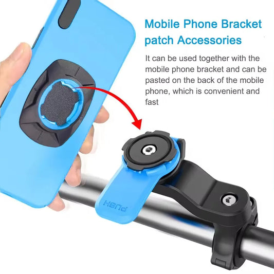 Bicycle Mobile Phone Bracket Patch Sticker GPS Mount
