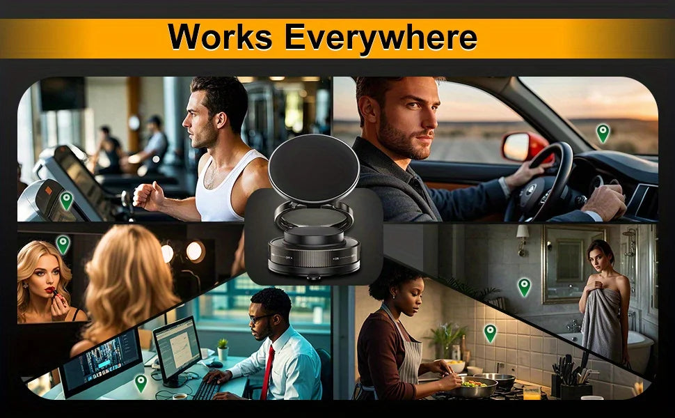 Suction Cup Phone Mount Magnetic Phone Holder for Car 360°