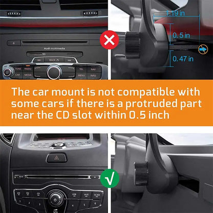 Universal Car CD Slot Phone Mount accessories