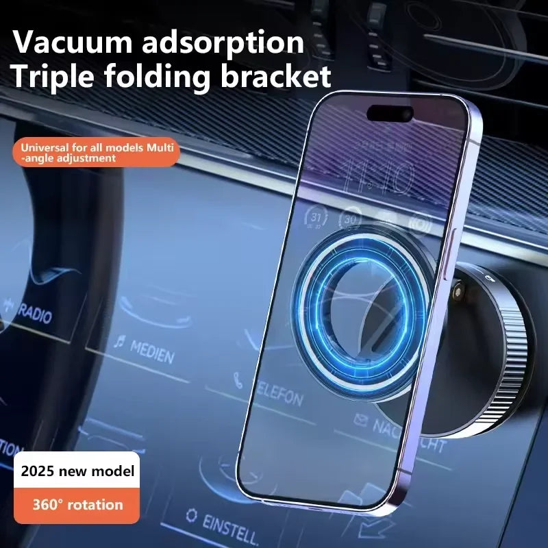 360° Adjustable Vacuum Strong Magnetic Phone Holder