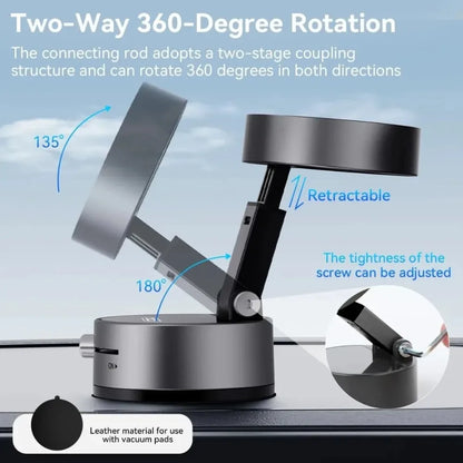 Car Foldable 360° Rotation Phone Holder Display GPS Cellphone Mount