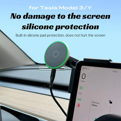 Car Phone Mount Holder 15W Magnetic Magsafe Wireless Charger