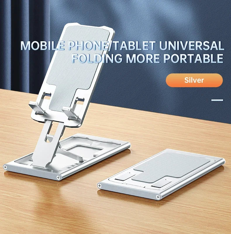 Folding Metal Phone Stand Solid Support Kickstand Phone Holder