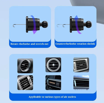 Flexible Cell Phone Holder Car, Phone Mount for Car Air Vent