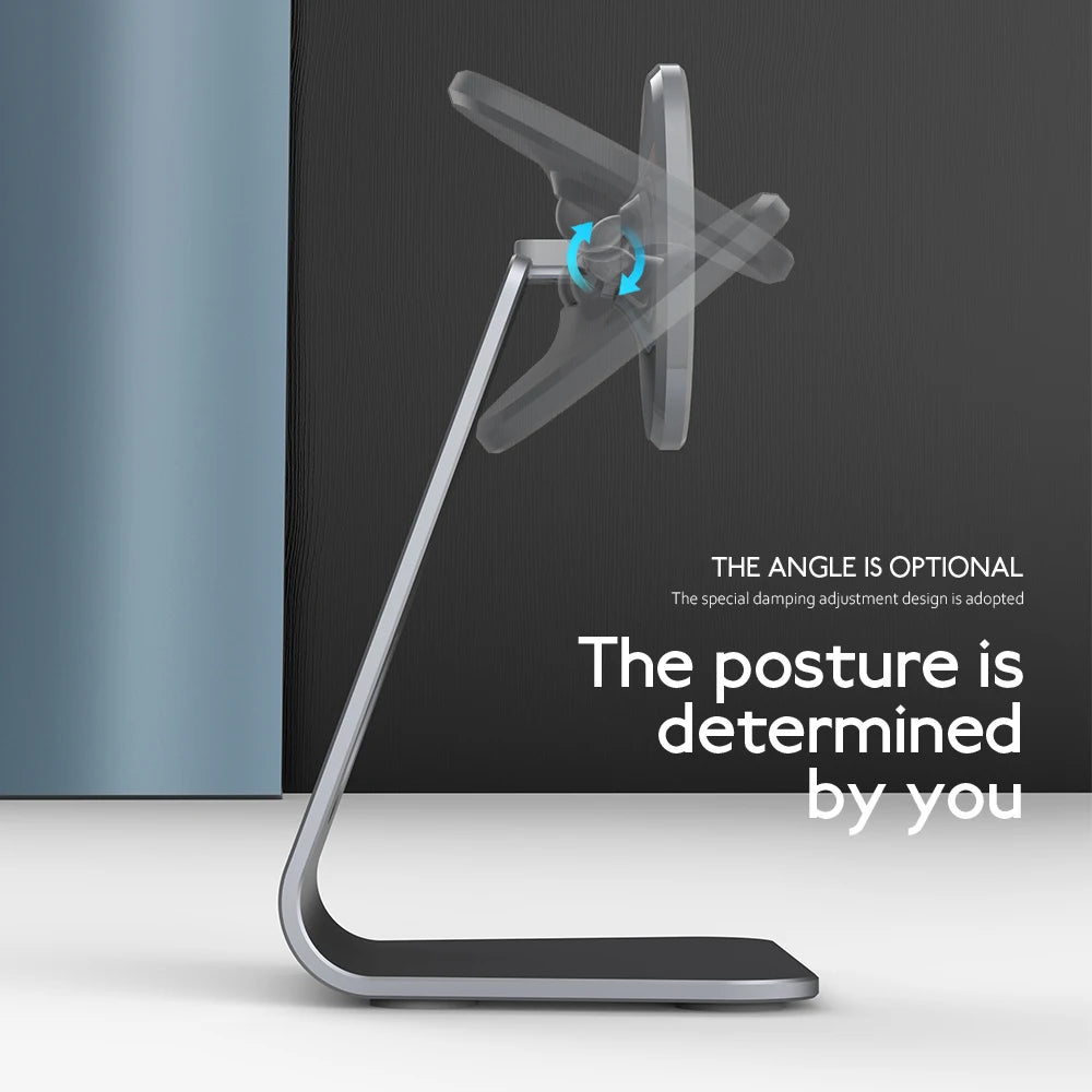 Desktop Magnetic Mobile Phones Holder Aluminum Bracket