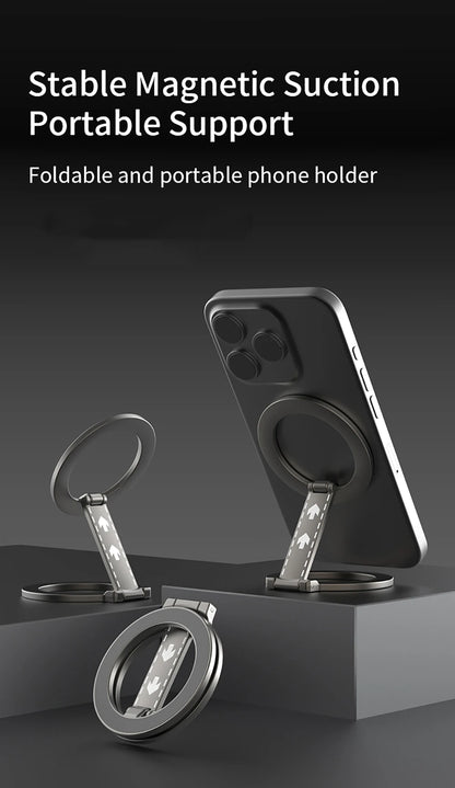Double-Sided Magnetic Attraction Cell Phone Circular Holder