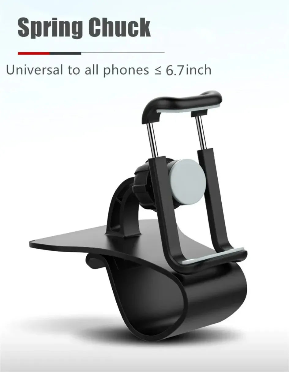 Car Dashboard Spring Chuck Phone Holder