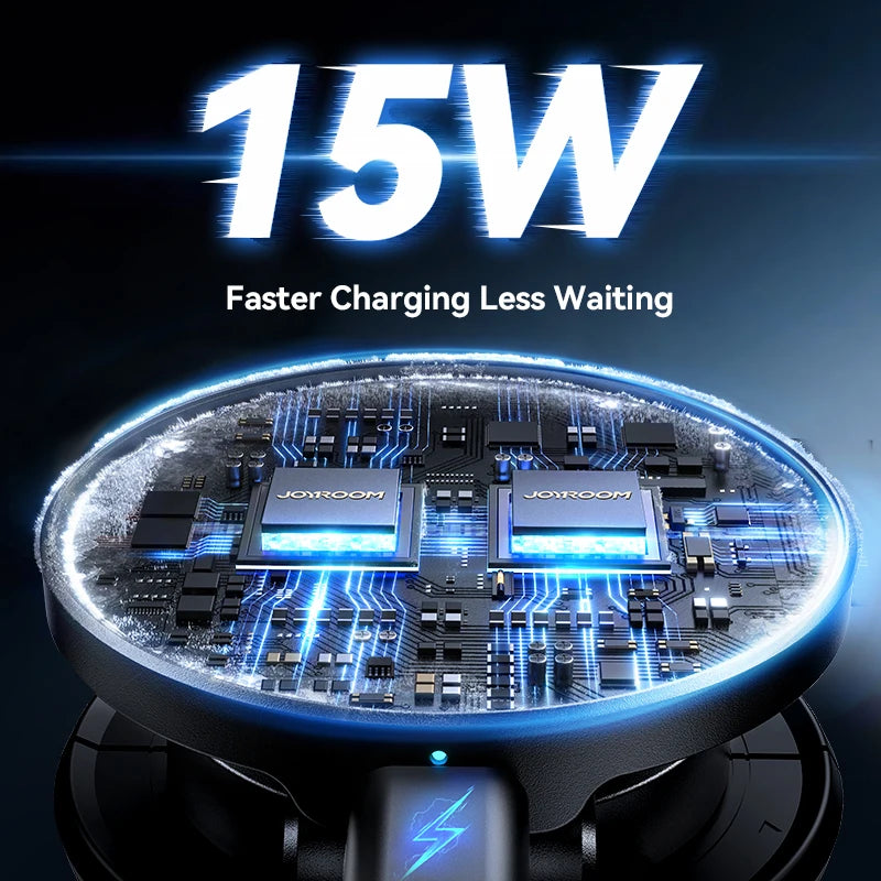 Joyroom Magnetic Car Mount N55 Strong Magnet 15W Wireless Charging