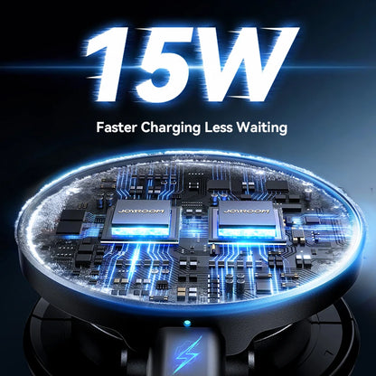 Joyroom Magnetic Car Mount N55 Strong Magnet 15W Wireless Charging