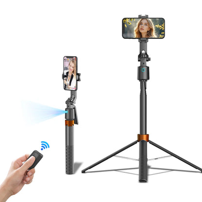 AI Face Tracking Tripod Intelligent Smart Selfie Stick Foldable