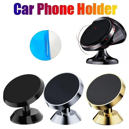 Magnetic Car Phone Holder Rotating View Angle