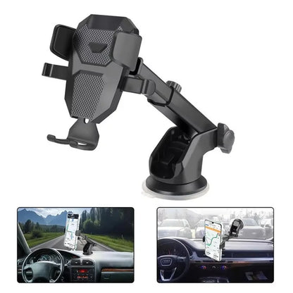Universal Suction Cup Car Phone Holder Stand Long Arm