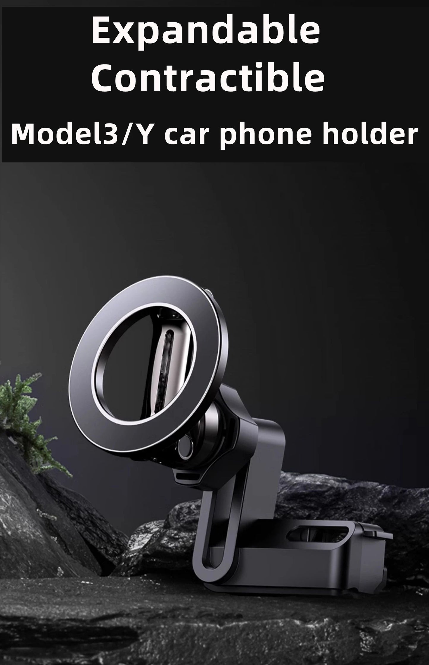 Adjustable Magnetic Car Phone Holder Mount for Tesla Model 3 Highland